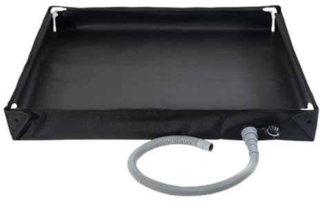 SiaBiced Portable Shower Tray Foldable Ground Tray Tent Base And Pet Shower Basin Made of Oxford for Garden Park Yard And Excursions, Green with Hose