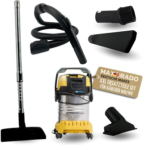 Maxorado Set di accessori per Kärcher WD 6 P Premium, WD 6 P Premium Car Vac, tubo per aspirapolvere, 35 mm, attacco rotondo
