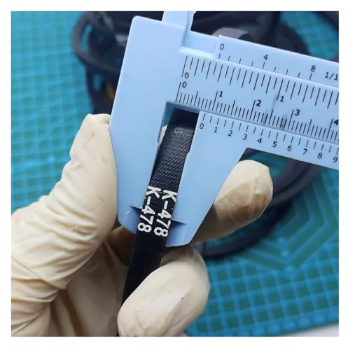 2 Stücke K478 Gummi Keilriemen Antriebsriemen for Tischbohrmaschine Waschmaschine