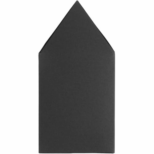 Rico Design Adventskalender Papphäuser 24 Stk Schachtel 7.5x7.5x15 cm Vorgestanzt Advent Verpackung DIY Basteln Advent Schwarz