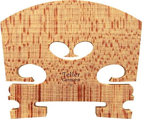 GEWA Teller Violinsteg Nr. 6 Standard Rohling bosnischer Spiegelahorn 3/4 Fußbreite 38