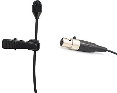 Pro Lavalier Lapel Microphone Microdot 6016 for AKG Wireless Transmitter - Omni-Directional Condenser Mic 3 pin