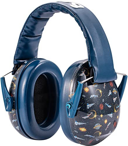 Snug Kids Ear Defenders - Noise Cancelling Headphones Protectors for Children, Toddlers and Baby (Space)