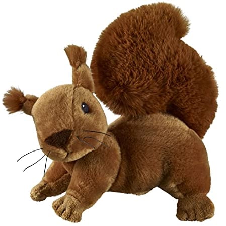 Bauer Spielwaren I Like My Planet - Eichhörnchen: Kuscheltier aus softem Plüsch, hergestellt aus recycelten PET-Flaschen, 100% recycelt, 20 cm, braun (12962)