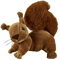 Bauer Spielwaren I Like My Planet - Eichhörnchen: Kuscheltier aus softem Plüsch, hergestellt aus recycelten PET-Flaschen, 100% recycelt, 20 cm, braun (12962)