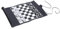 Andux Rollbares Schachbrettspiel PU Tragbares Schachspiel PGSLQ-01 (Schwarz)