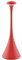 SIGOR Nudrop - Dimmbare LED Akku-Tischleuchte Indoor & Outdoor, IP54 spritzwassergeschützt, Höhe 29,2 cm, aufladbar mit Easy-Connect, 12 h Leuchtdauer, feuerrot