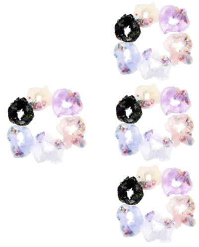 minkissy 24pcs Elastic Ponytail Holder Hair Ties for Girls Women Hair Ropes Accessories for Women Scrunchies for Daily Use