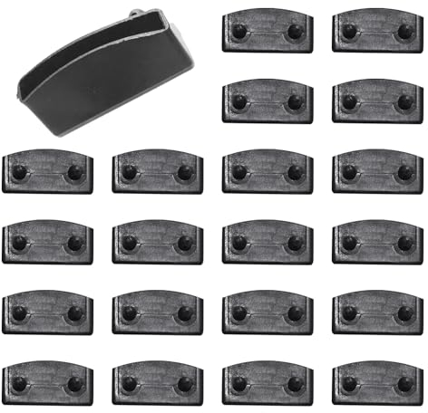 Set di 20 Clip per il Letto, Staffe per Telaio, Piastra del Letto, 55 mm, Diametro Interno 9 mm, Supporto per Letti Singoli, Doppi e King Size