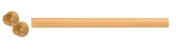 28mm Naturals Wooden Eyelet Curtain Pole, Recess Bracket and fit, Wood Pole, Natual Oak, 120 cm