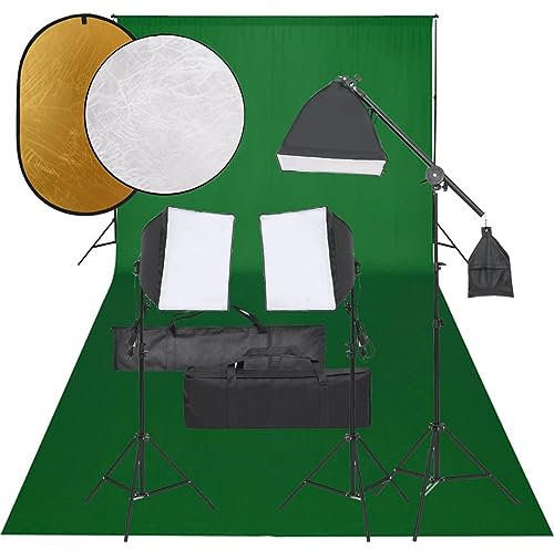 Lechnical Kit per Studio Fotografico con Set Luci, Fondale e Riflettore,Studio Foto,Fotografia,Illuminazione e Studio,Luci e Flash da Studio(SPU:3094694)