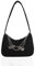 Ceihwa Umhängetasche Damen Y2k Schultertasche Vintage Kleine Handtaschen mit Kette 90s Women'S Shoulder Bag Tasche Aesthetic Teenager Mädchen Small Handbag Tasche Tote Bag Mini Segeltuchtasche-Schwarz