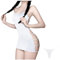 Women's Lingerie Comfortable Nightshirt Sleeveless Mini Cheongsam Sleepwear Sekretär Rollenspiele sexy Perspektive Lingerie Bikini (White, One Size)