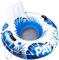 Pool Float, Gonfiabili da piscina, giocattoli galleggianti per fiume, zattera gonfiabile resistente da 135cm per adulti, con fondo in rete, 2 portabicchieri, 2 maniglie, capacità di peso di 205kg
