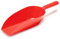 Garronda Futterschaufel ca. 500 g – ergonomische Schaufel für Futter, Granulat, Streu & Dünger – robuster Kunststoff – BPA-frei, leicht zu reinigen – GD-0153, Rot