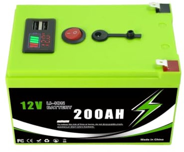 12V Rechargeable Battery 200AH Solar Battery With BMS(200Ah Portable Power)