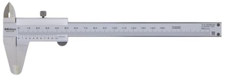 Mitutoyo 530-102 Standard-Nonius Messschieber, 0-150 mm