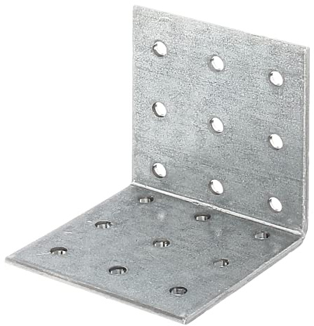 Alberts 330750 Lochplattenwinkel | sendzimirverzinkt | 60 x 60 x 60 mm