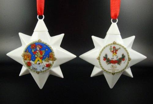 Hutschenreuther Weihnachtsstern 1998*Rarität, Stern, Porzellanstern, Weihnachten, Baumanhänger, Anhänger, Baumschmuck