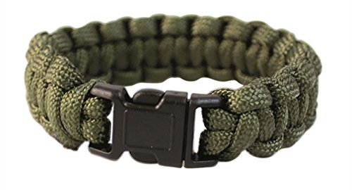 Mil-Tec Paracord Wrist Band 22mm Olive size S