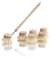 Brosse à vaisselle en bois avec changement Têtes, 7 pièces