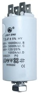 CONDENSATEUR PERMANENT 7.5 MF 450 V pour SECHE LINGE - 9010306