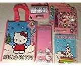 Hello Kitty Christmas 9 Piece Tote Sticker Bundle Set