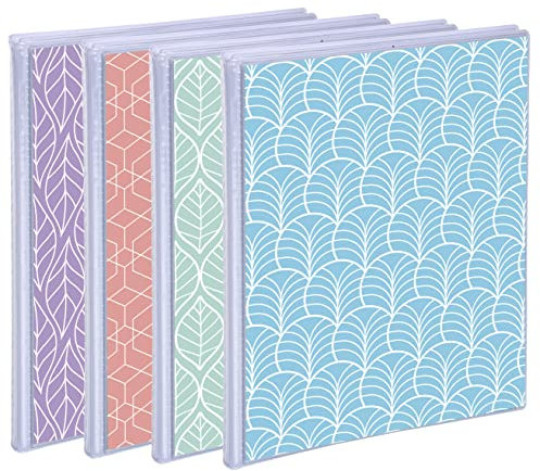 Exacompta 65002E Fotoalbum FANTASIE mit 24 weißen Seiten 1 Foto pro Seite. Perfektes Fotobuch zum selbstgestalten Taschenalbum 13 x 16 cm, 1 Stück Zufallsmotiv