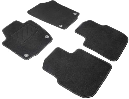 WALSER Comfort Auto Teppiche für Skoda Rapid 2012-2022, Seat Toledo IV/Skoda Rapid Spaceback 2012-2019, 100% passgenaue Auto Fußmatten Made in Europe, Fußmatte Auto, Autoteppich Auto, Fussmatten Auto