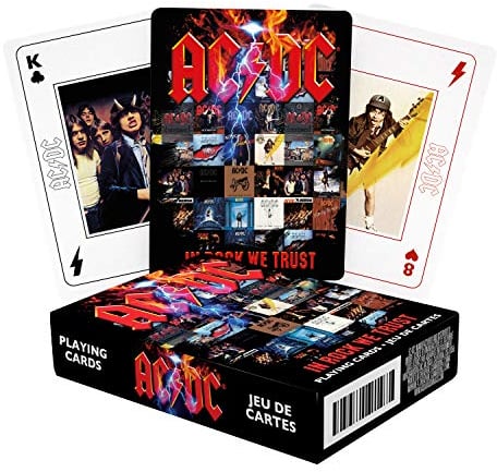AQUARIUS AC/DC Spielkarten In Rock We Trust