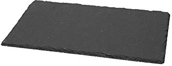 TOGNANA - SET 4 PIATTI RETTANGOLARI OLLY IN ARDESIA NERO 30X20 - U-SI-8000257743400