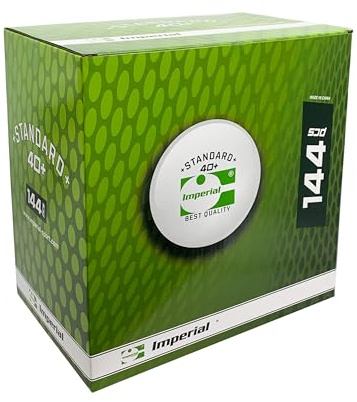 Imperial Standard 40+ Tischtennisball | 15 Stück | Plastik | Weiß | Trainingsball