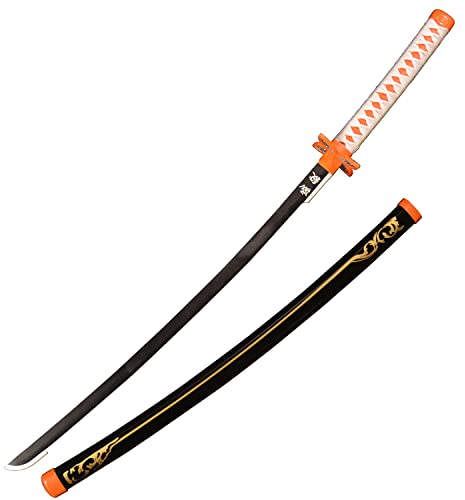 Sword Valley Holz Blade Anime Samurai Schwert, Demon Schwert 104 cm-Kochou Shinobu Black