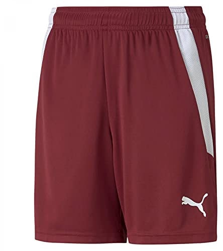 PUMA Teamliga Shorts Jr – Pantaloncini Unisex per Bambino, Unisex - Bimbi 0-24, Pantalone Corto, 704931-09, Cordovan-Puma, 152