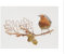 Thea Gouverneur - Kreuzstich-Set - Herbst Rotkehlchen - Leinen - 32 Count - Für Erwachsene - 793