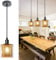 ZMH Pendelleuchte Esstisch Hängelampe Schlafzimmer: Hängeleuchte 1 Flammig Vintage Gold E14 Esstischlampe Glas Höhenverstellbar Pendellampe für Wohnzimmer Esszimmer Küche (ohne Leuchtmittel)