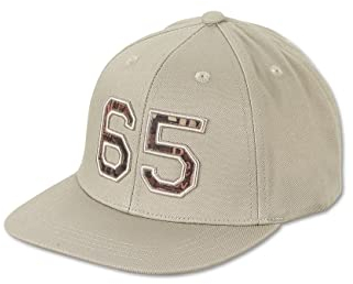 Sterntaler Baby Jungen Baseball-Cap - Baby Baseball Cap, Kinder Basecap, Kindermütze - aus Baumwolle - beige, 51