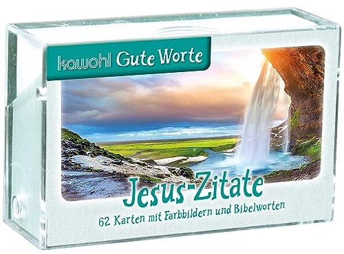 Jesus-Zitate: 62 Karten mit Farbbildern und Bibelworten