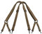 American USMC M1941 M1944 Straps Outdoor Rucksack Strap Replica WW2 US Army (Khaki)