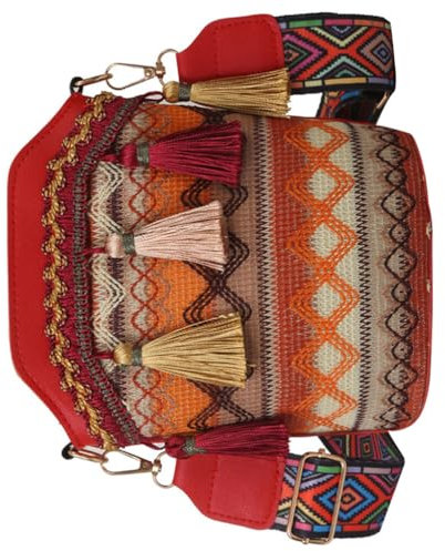 SOIMISS Eimertasche Damen Umhängetasche Ethno- Umhängetasche Handytasche Einkaufen Auf Reisen