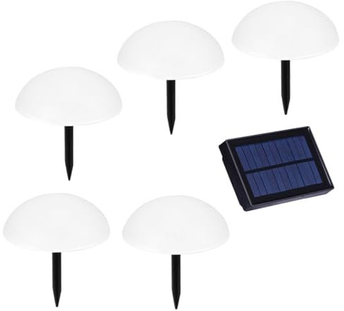 DOITOOL Solar Gartenleuchte Halbkugel Dekorative Rasenlampe Für Außen Solarbetriebene Erdspießleuchte Ip65 Langlebige Gartenbeleuchtung Mit 8 Stunden Leuchtdauer Für Garten Balkon Und
