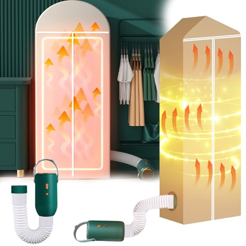 Secadora Eléctrica Portátil, Secadora De Ropa con Cubierta De Tela Mini Secadora Secadora 500W Mini Secadora De Aire Caliente Secadora PequeñA para Apartamento Hogar Viajes Guardarropa para Mascotas