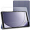 ebestStar - Funda para Samsung Galaxy Tab A9 8.7 (2023) SM-X110, Carcasa Capa, Slim Case Protectora, Tapa Magnetica Cuero PU, Azul Oscuro + Cristal Templado