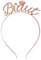 JGA Frauen deko Junggesellinnenabschied Accessoires Frauen JGA Haarreif Braut JGA Accessoires Haarschmuck Haarreif Bride to be Tiara Rosegold Braut für JGA Hen Party Bachelorette Party