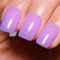Imtiti Jelly Violet Gel Nail Polish, 15ML Nude Sheer Violet Color UV/LED Soak Off Gel Polish for DIY Nail Art Manicure at Home 1Pcs