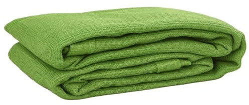 vidaXL Zeltteppich, Campingteppich mit Ösen, Teppich für Zelt Terrasse Wohnwagenmarkise, Vorzeltteppich Zeltmatte Markisenteppich, Hellgrün HDPE