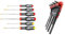 FACOM ATP.J6PB - Jeu de 6 Tournevis & Jeu de 9 Clés Allen Mâles Coudées 6 Pans - 83H.JP9A - 4 Types de Dimensions et de Têtes