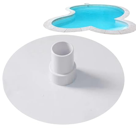Jlobnyiun Pool-Skimmer-Abdeckung, Pool-Skimmer-Saugplatte, Pool-Abdeckung | Staubsauger-Plattenadapter für eingelassene Pools, Privathaushalte, Ölskimmer, Schwimmbäder