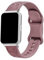 Mefloar Silikonarmband passend for Samsung Galaxy Watch Fit 3 Sportuhrenarmband Zubehör Ersatzarmband Armband(Amethyst)