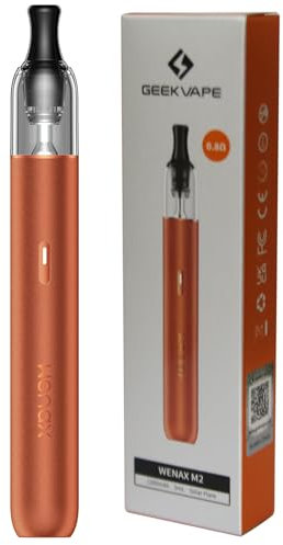 GEEKVAPE Wenax M2 Pod Kit 16W con Batteria 1200mAh, Cartuccia Wenax M da 2ml, Resistenza 0.8ohm, Vaporizzatore E-Cig MTL Pod Kit senza Nicotina e senza Liquido (Raggio solare)